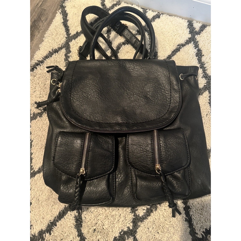 Sole Society Backpack Purse Black